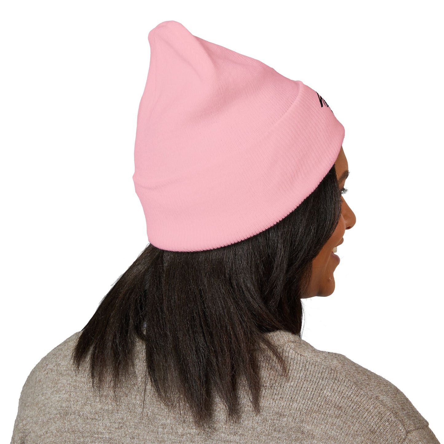 4GO Cuffed Beanie with Embroidery - Cozy, Stylish Winter Hat, Perfect for Gifting, Streetwear, Casual Outfits, Cold Weather Wear