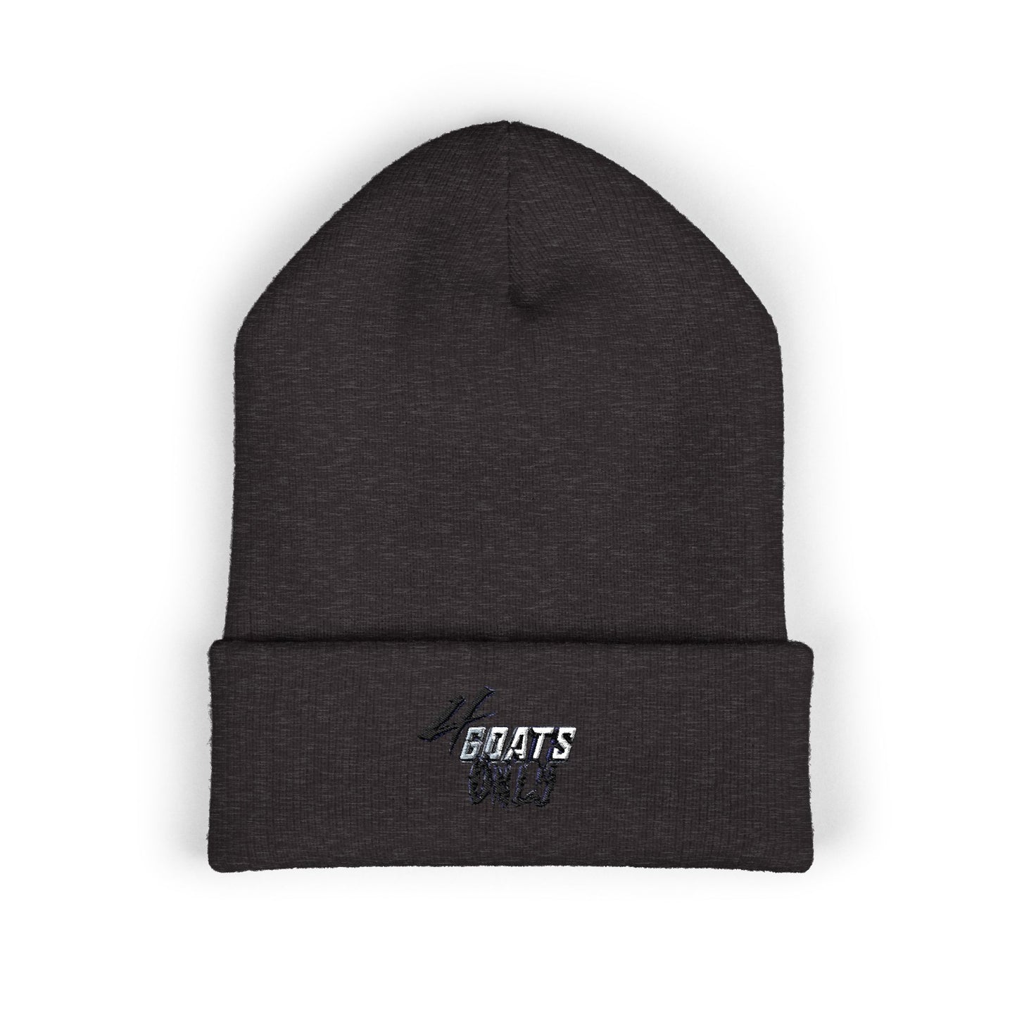 4GO Cuffed Beanie with Embroidery - Cozy, Stylish Winter Hat, Perfect for Gifting, Streetwear, Casual Outfits, Cold Weather Wear