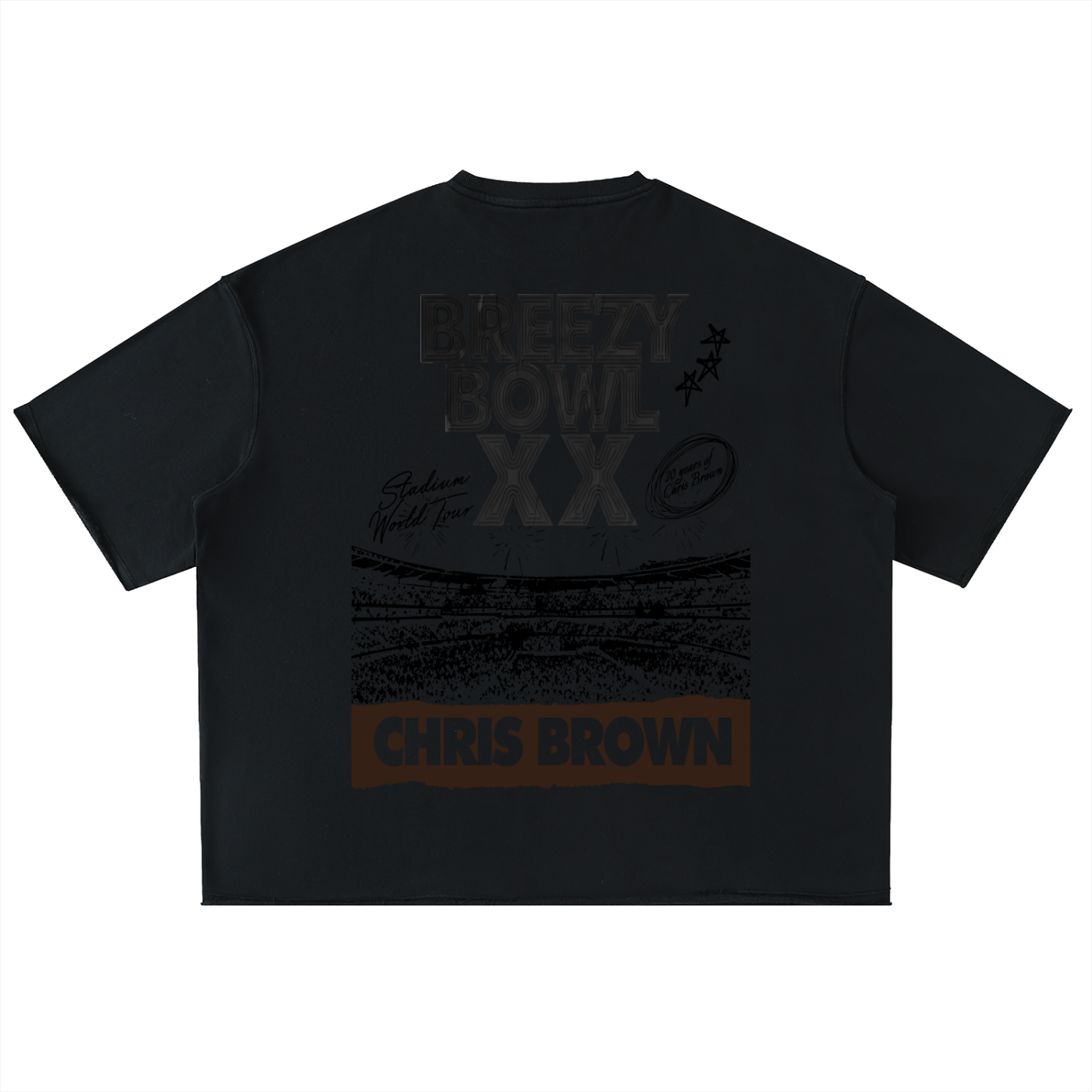 Washed Rolled Hem Half Sleeve T-Shirt