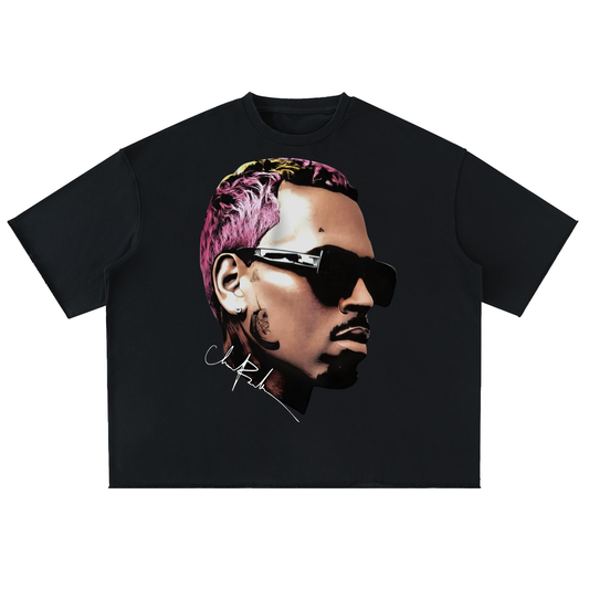 Washed Rolled Hem Half Sleeve T-Shirt